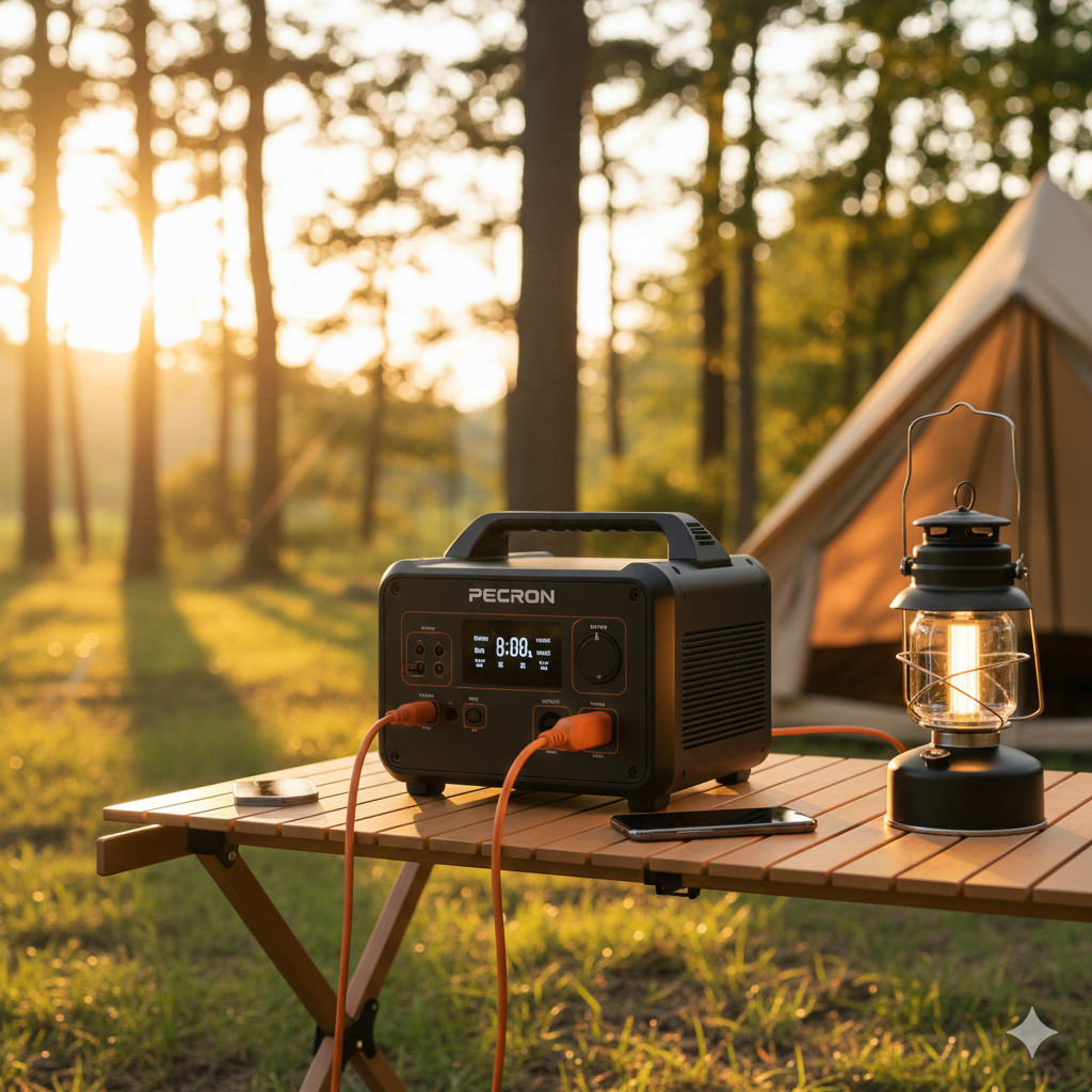 Pecron E300LFP Portable Power Station | 600W 288Wh LiFePO4 – Ultra-Fast Charging