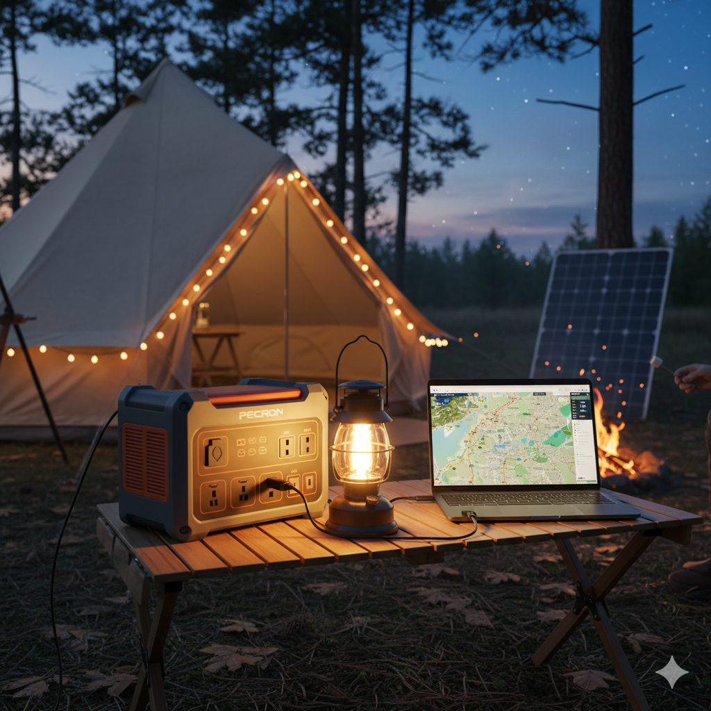 Pecron E300LFP Portable Power Station | 600W 288Wh LiFePO4 – Ultra-Fast Charging