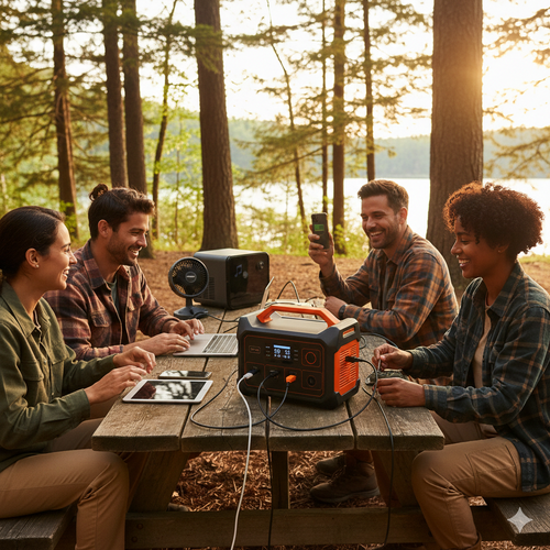 T11 LiFePO4 Portable Power Station | 1200W Pure Sine Wave Solar Generator | 1008Wh Outdoor Battery Storage